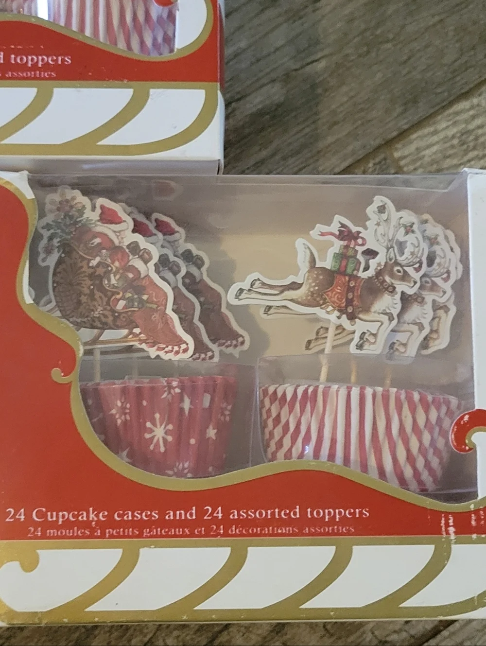 Williams Sonoma Meri Meri Twas Night B4 Xmas Cupcake Liners & Toppers Lot of 3